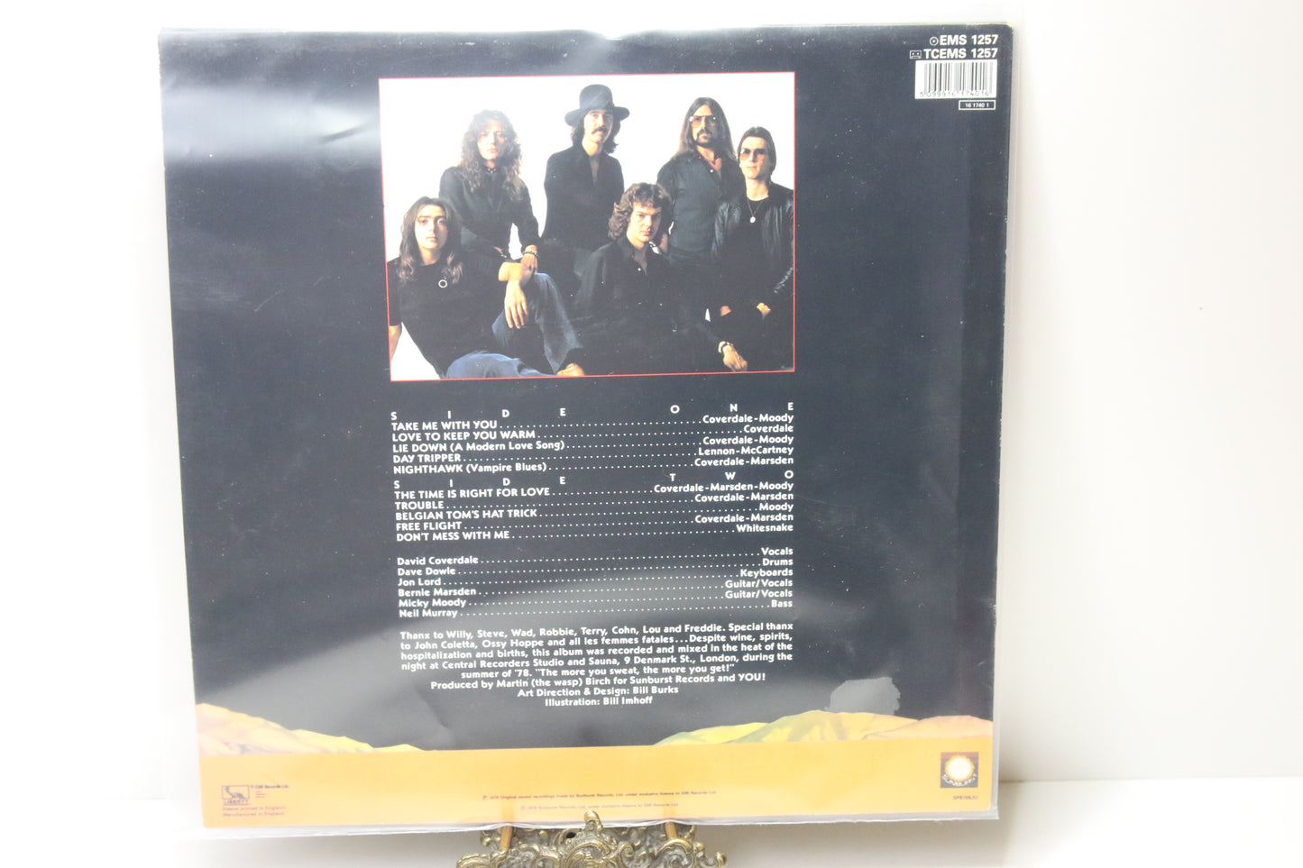 Whitesnake Trouble Lp-levy