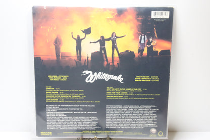 Whitesnake Live....in The Heart of The City Lp-levy
