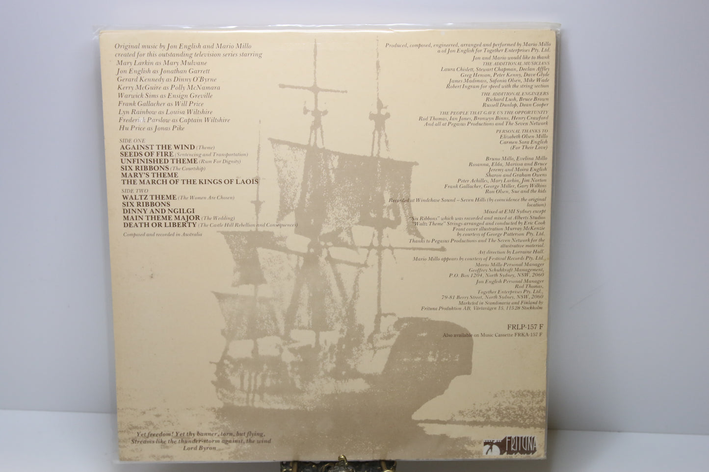 Jon English Vastatuuleen Lp-levy