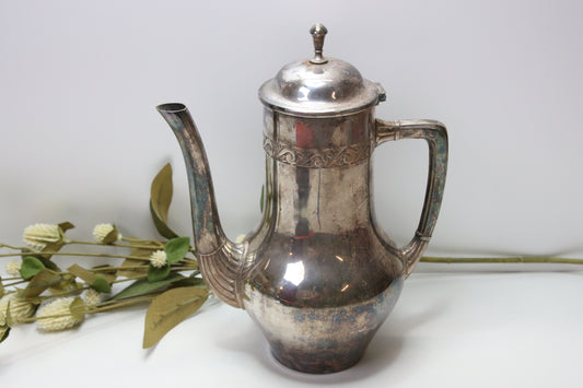 Vintage Hopeoitu Kannu