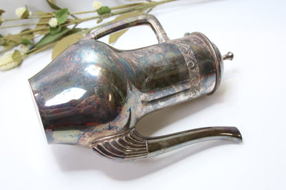 Vintage Hopeoitu Kannu
