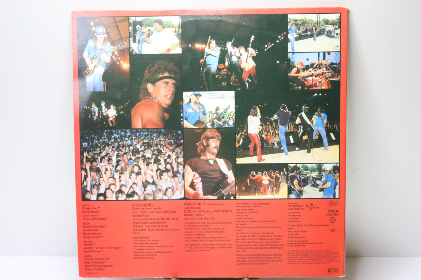 Molly Hatchet Double Trouble live Lp-levy