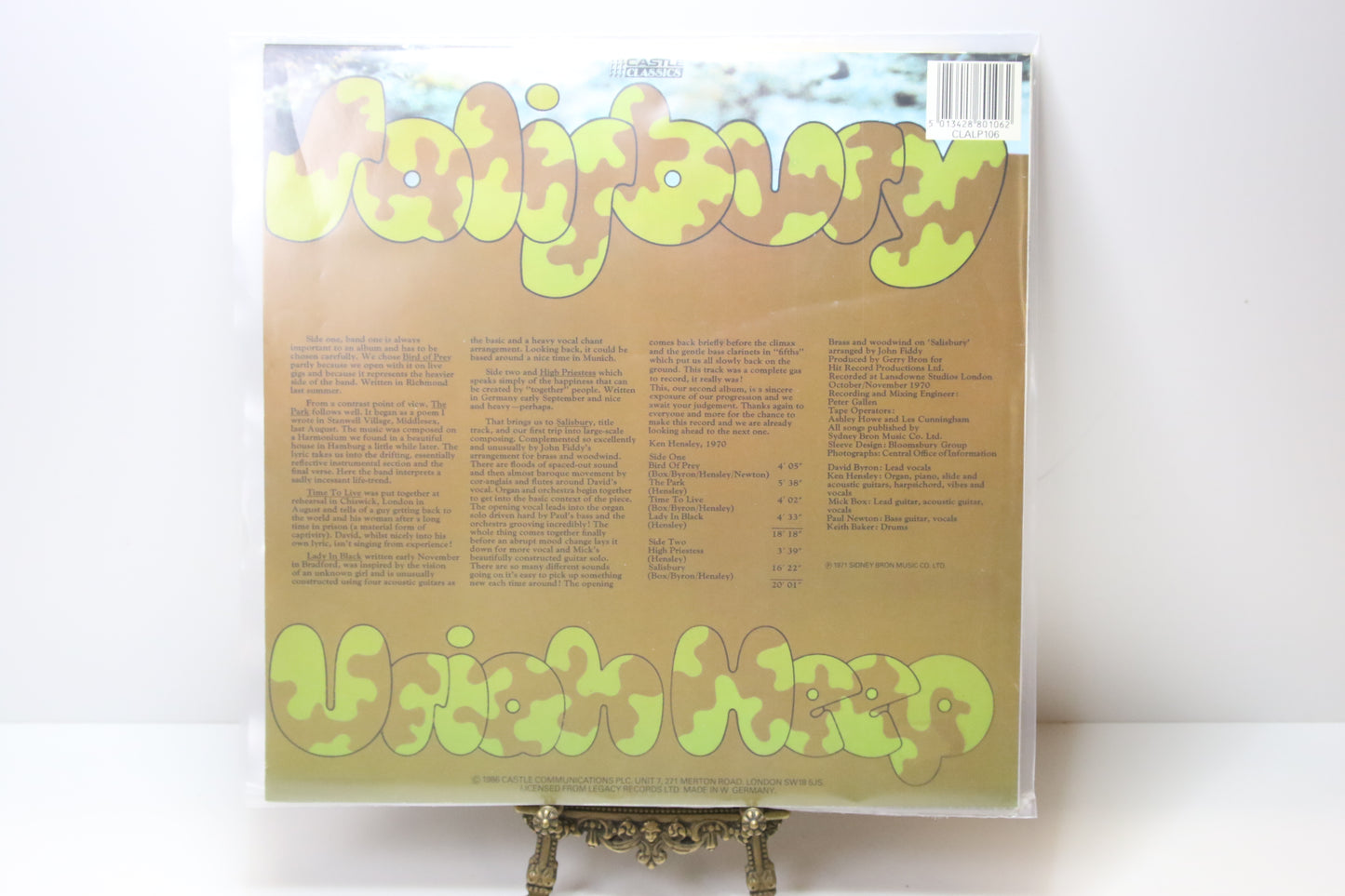 Uriah Heep Salisbury Lp-levy