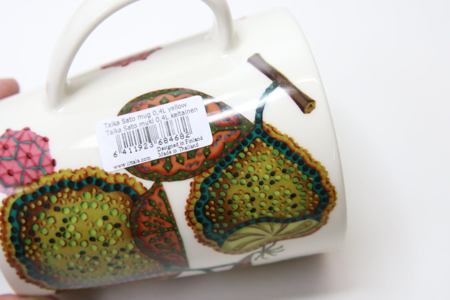 Iittala Taika Sato keltainen Muki Uusi Klaus Haapaniemi