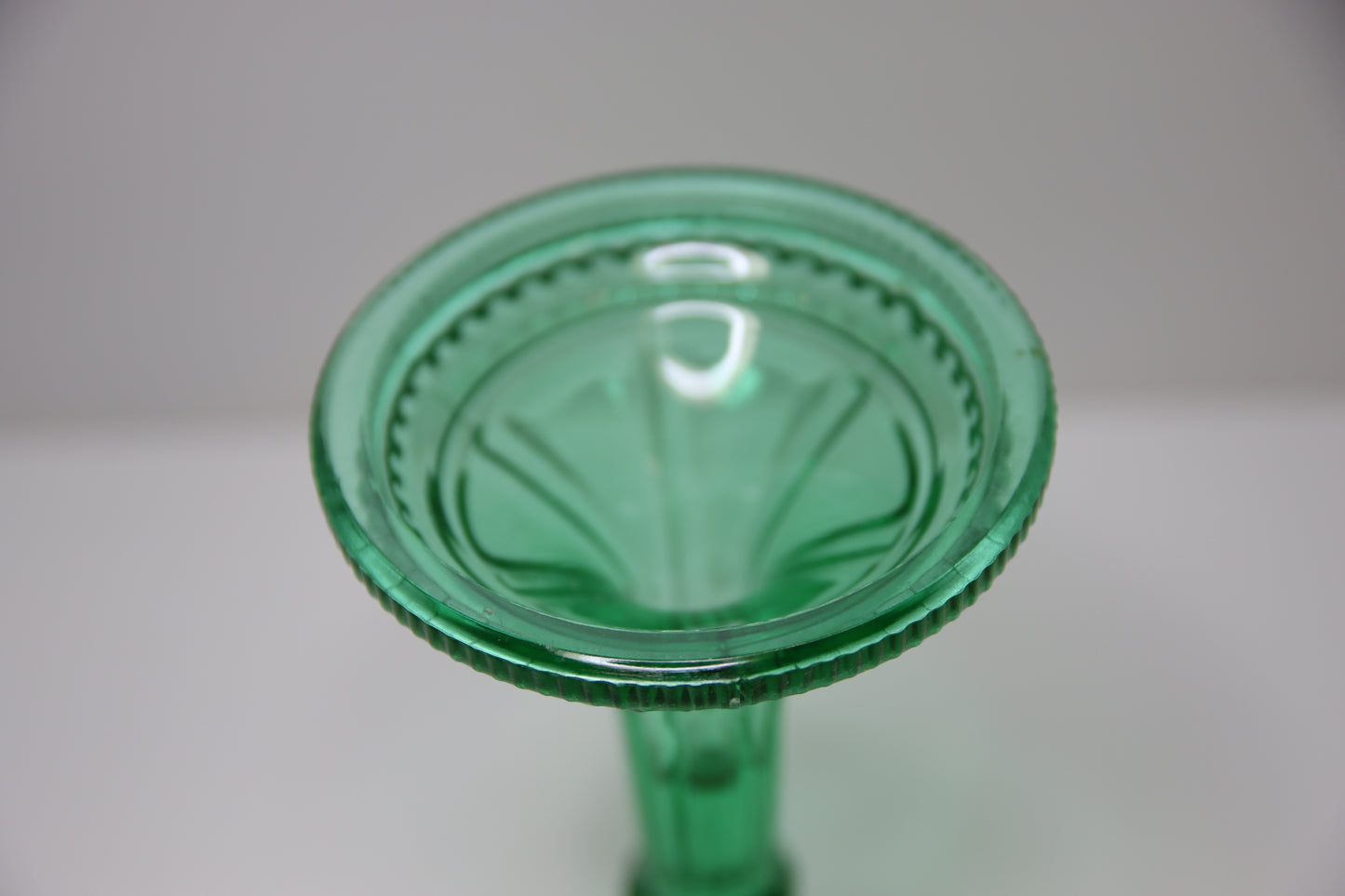 Riihimäen lasi Vihreä kynttilänjalka