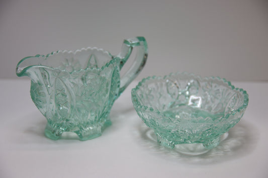 Riihimäen lasi Onerva sokerikko ja kermakko