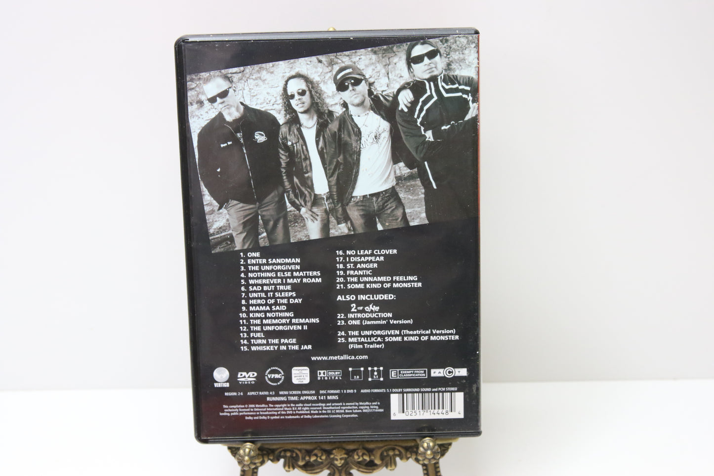 Metallica The Videos 1989-2994 DVD