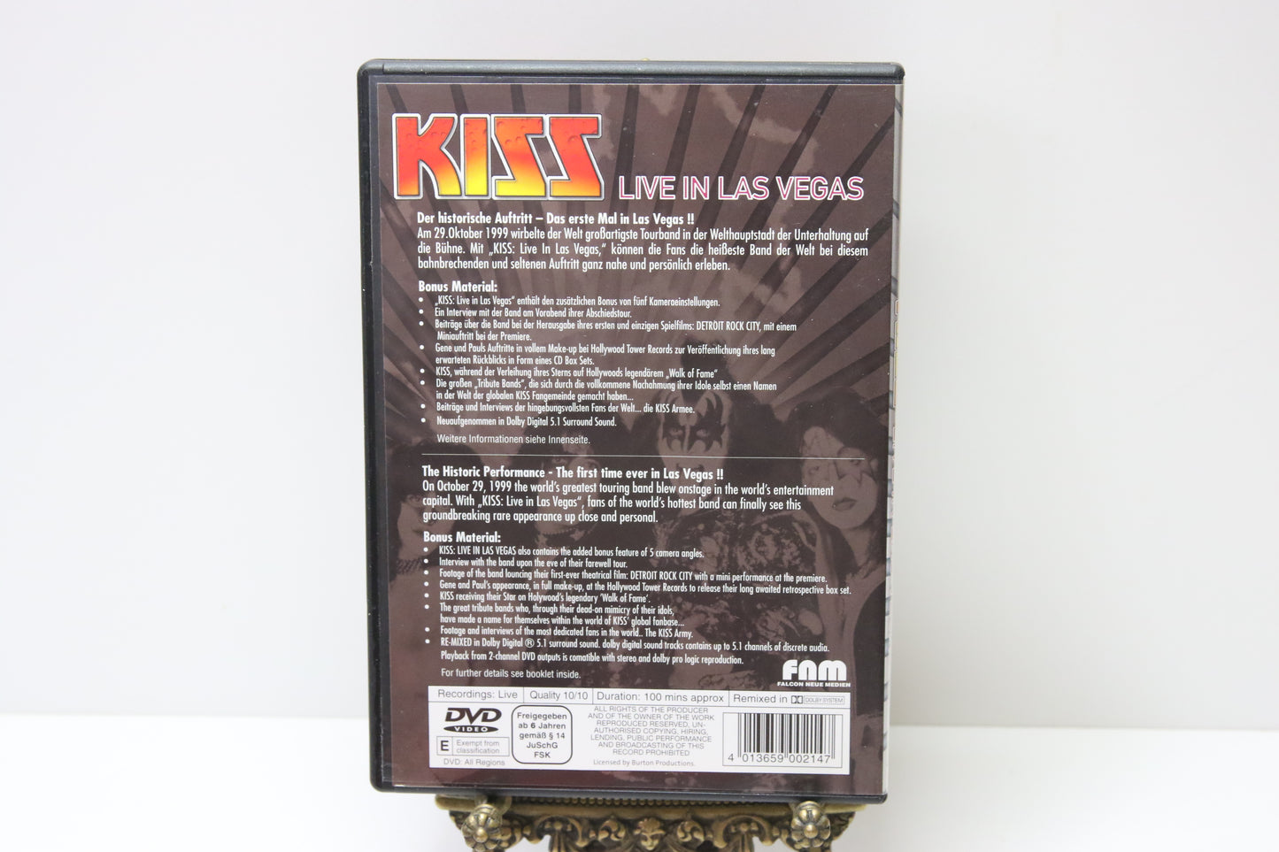 Kiss Live in Las Vegas DVD