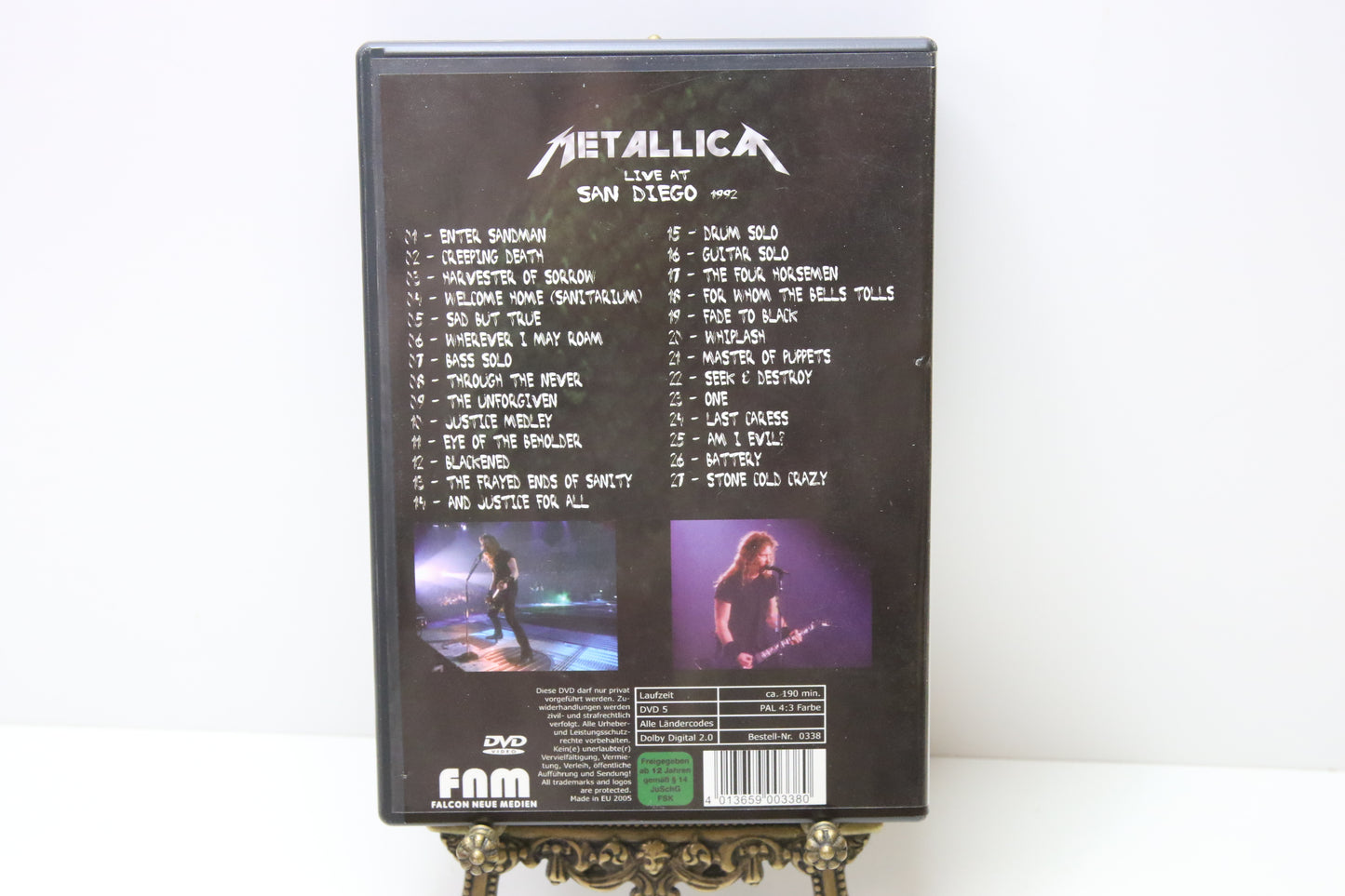Metallica Live at San Diego 1992 DVD