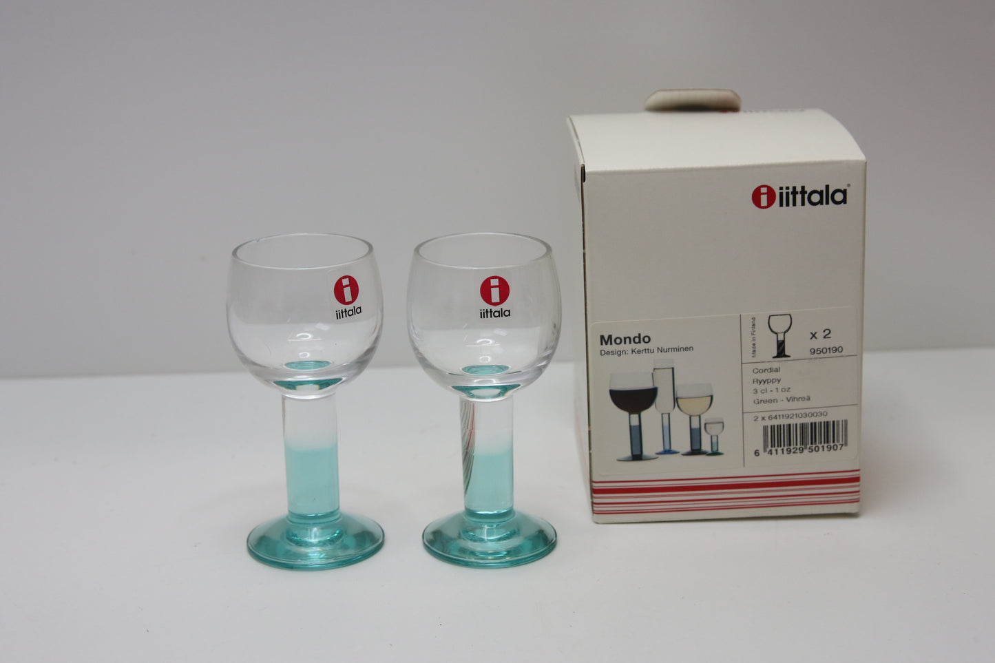 Iittala Mondo Ryyppy/snapsilasit 2kpl Valto Kokko