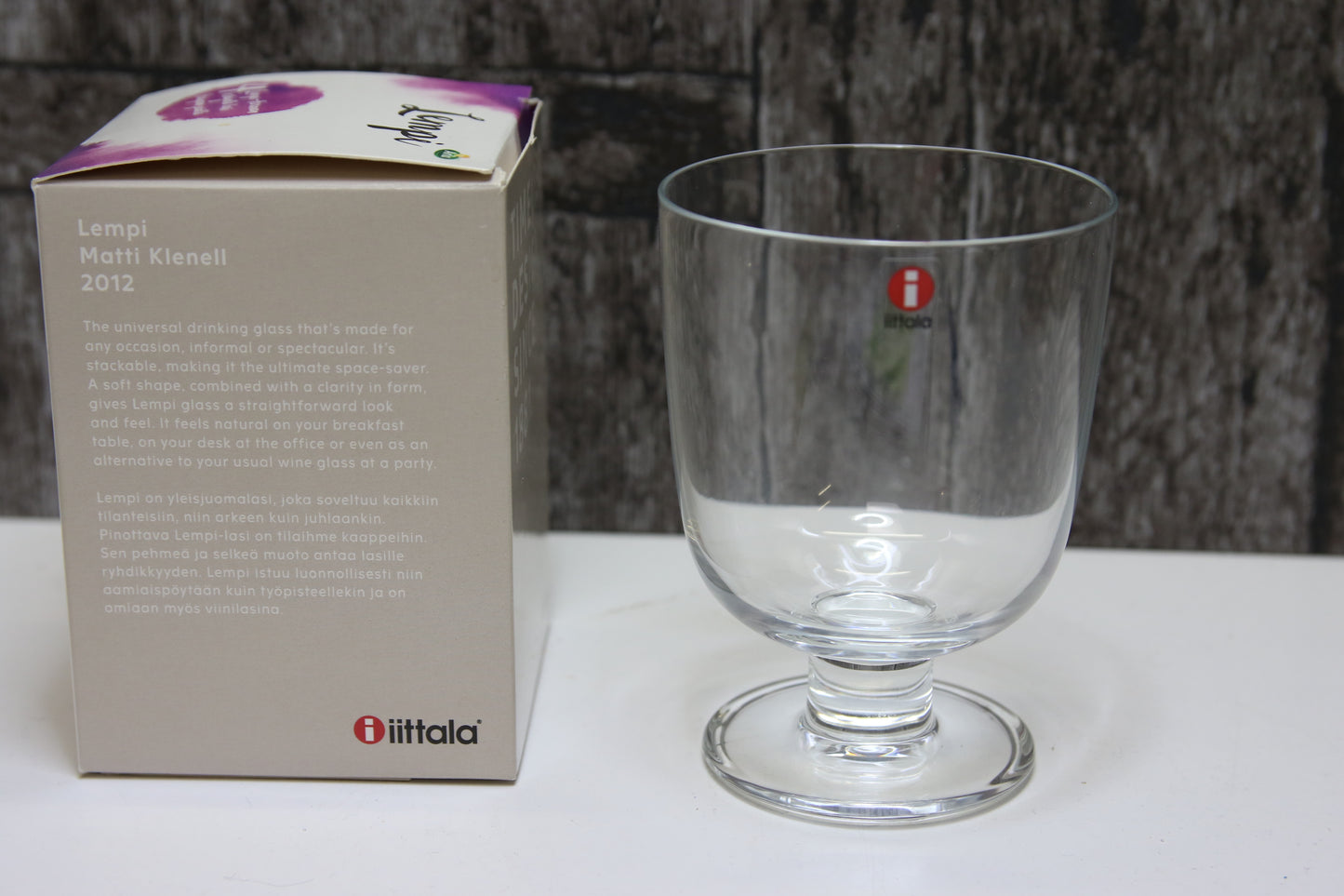 Iittala Lempi lasi Matti Klenell