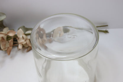 Riihimäen lasi Rex lasipurkki 1l