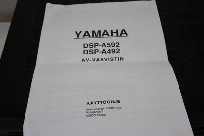 Yamaha DSPA 592 Integroitu vahvistin