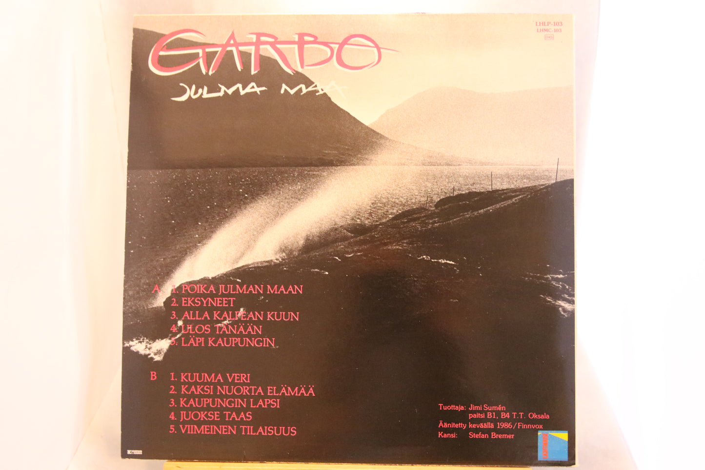 Garbo Julma maa Lp-levy