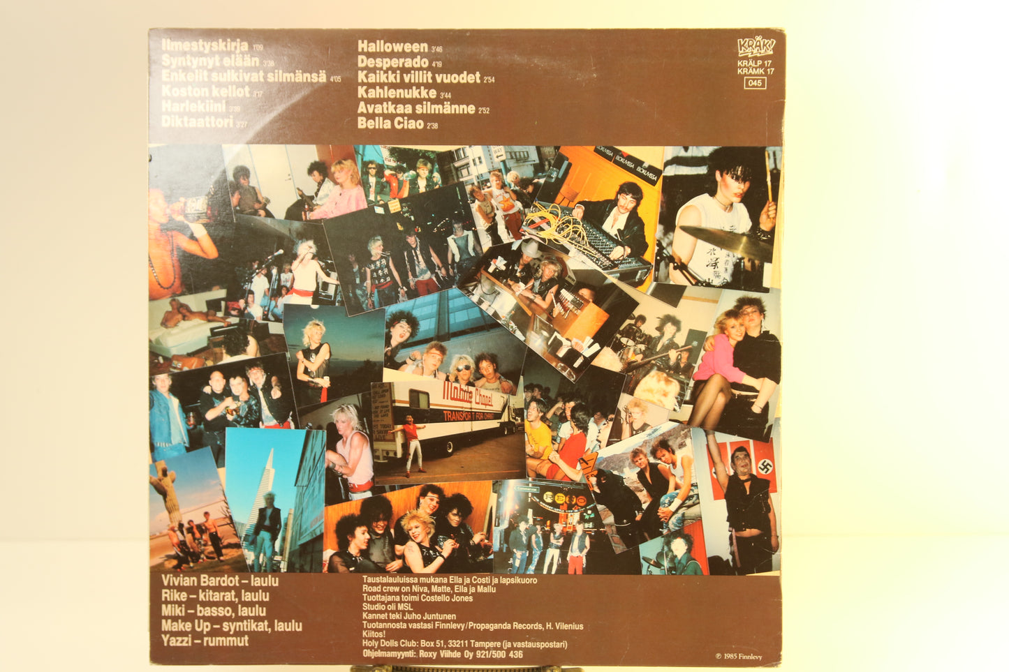 Pyhät Nuket Enkelit sulkivat silmänsä Lp-levy