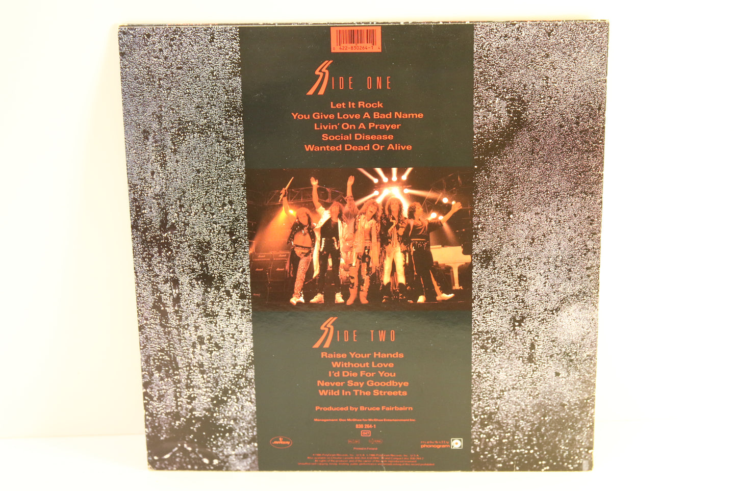 Bon Jovi Slippery When Wet Lp-levy