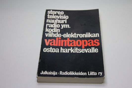 Valintaopas/kirja viihde-elektroniikanostajalle