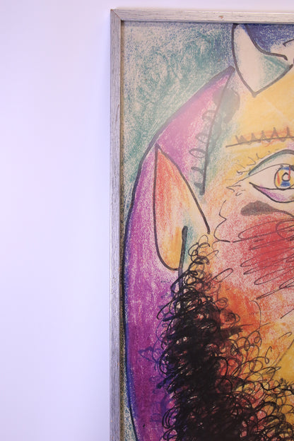 "Pablo Picasso" Kehystetty Näyttelyjuliste Minotaurin pää