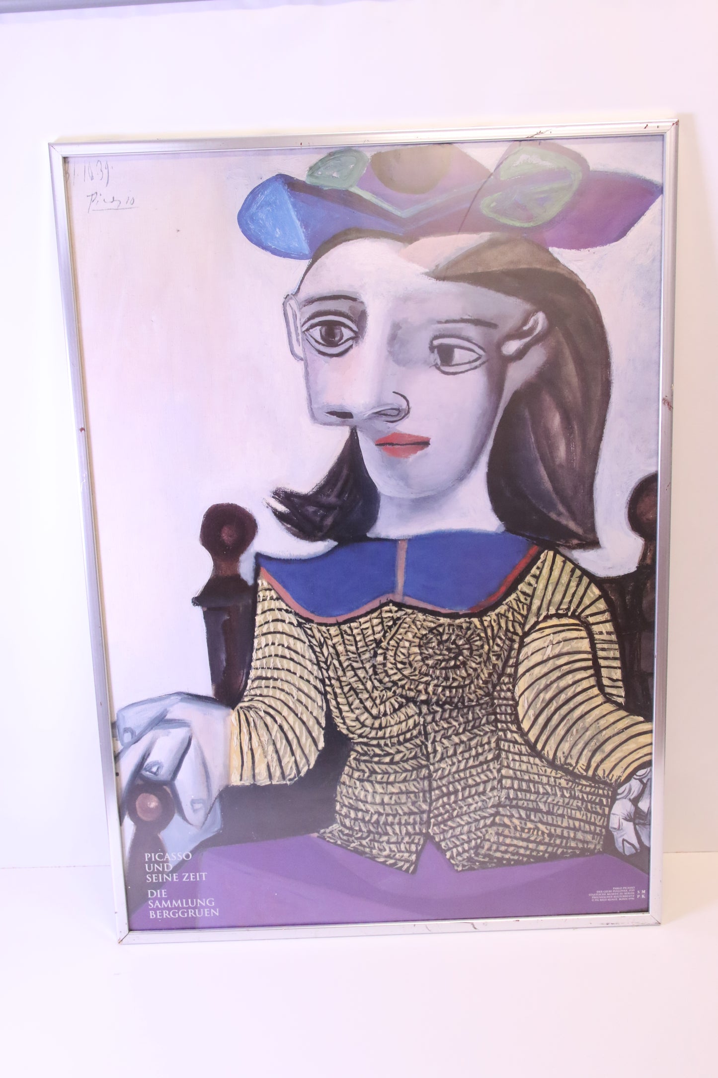 "Pablo Picasso" Näyttelyjuliste Keltainen villapaita