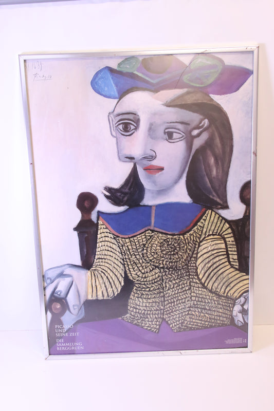 "Pablo Picasso" Näyttelyjuliste Keltainen villapaita