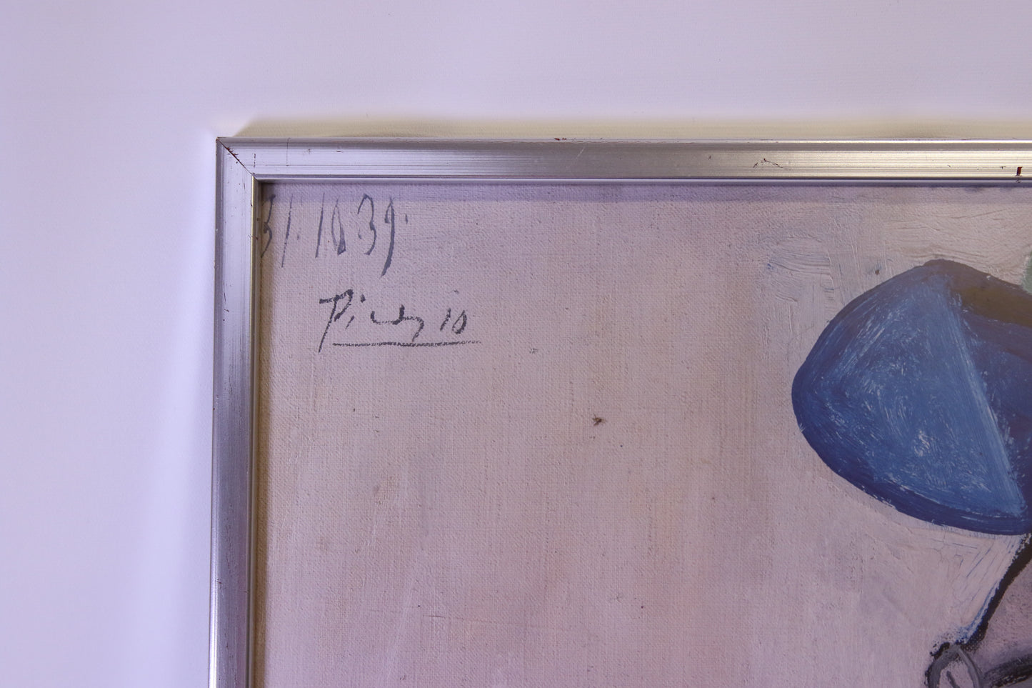 "Pablo Picasso" Näyttelyjuliste Keltainen villapaita