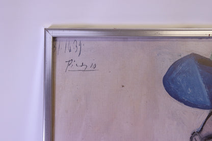 "Pablo Picasso" Näyttelyjuliste Keltainen villapaita