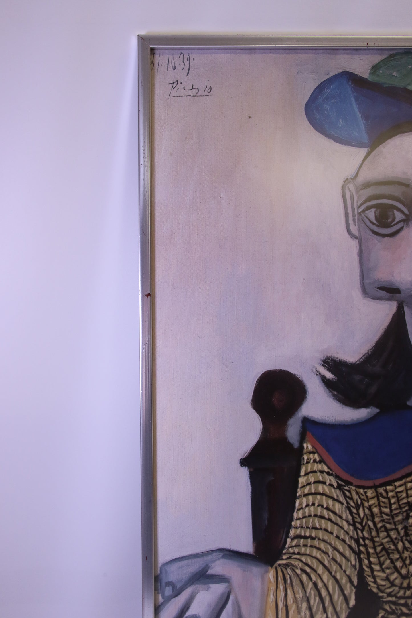 "Pablo Picasso" Näyttelyjuliste Keltainen villapaita