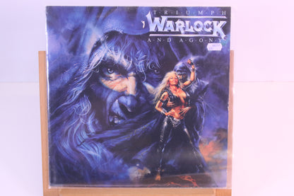 Warlock Triumph and Agony Lp-levy