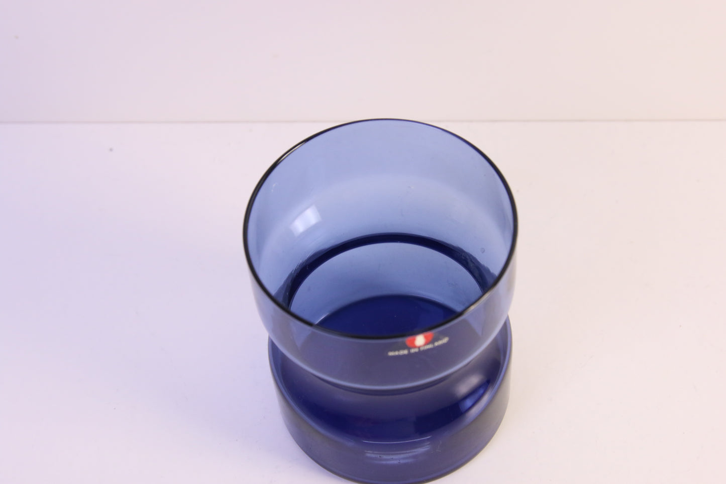 Iittala Tsaikka Sininen lasi Timo Sarpaneva