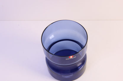 Iittala Tsaikka Sininen lasi Timo Sarpaneva