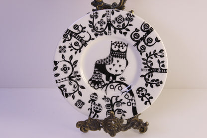 Iittala Taika Musta lautanen Uusi Heikki Orvola