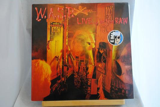 Wasp Live in the  Raw Lp-levy
