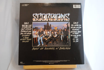 Scorpions Best of Rockers Ballads Lp-levy