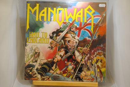Manowar Hail to England Lp-levy