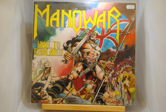 Manowar Hail to England Lp-levy