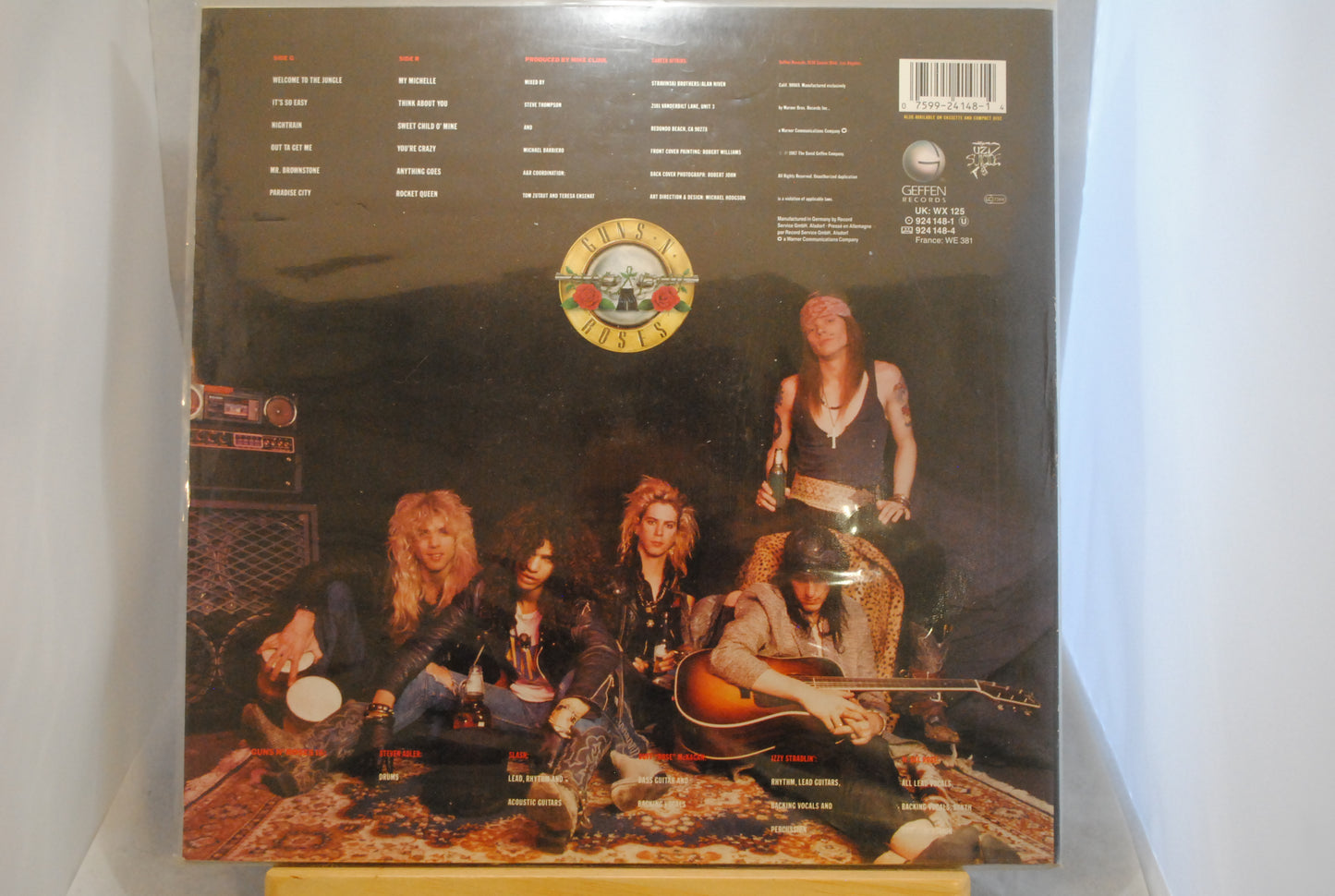 Guns N´ Roses Appetite for Destruction Lp-levy