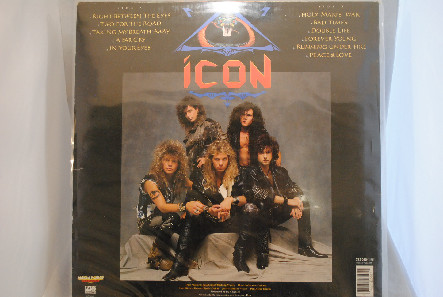 Icon Right Between the eyes Lp-levy