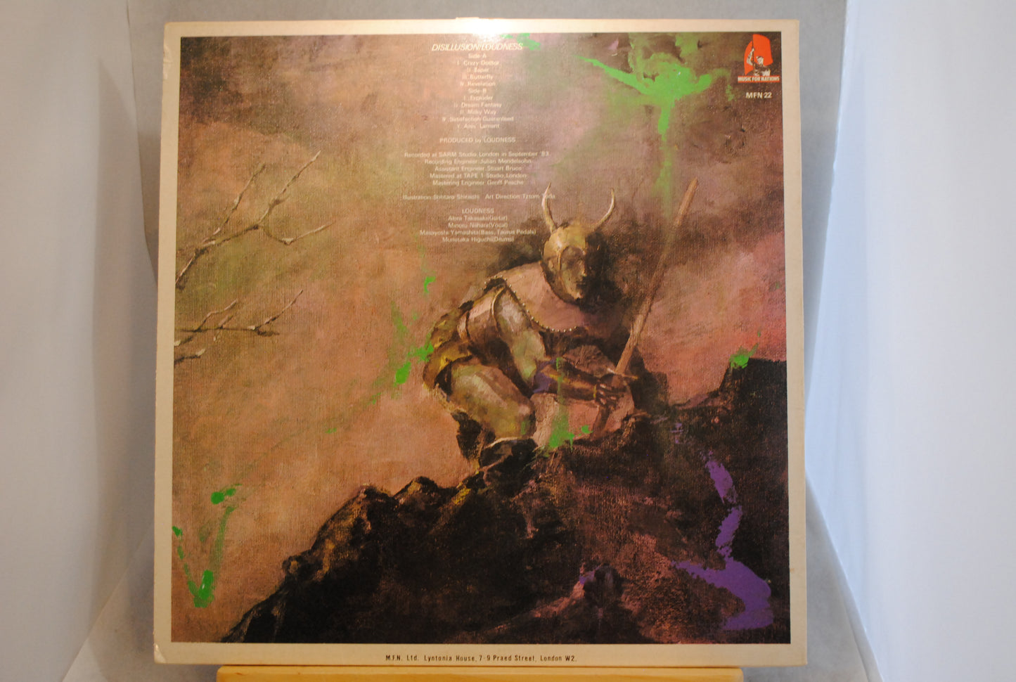 Loudness Disillusion Lp-levy
