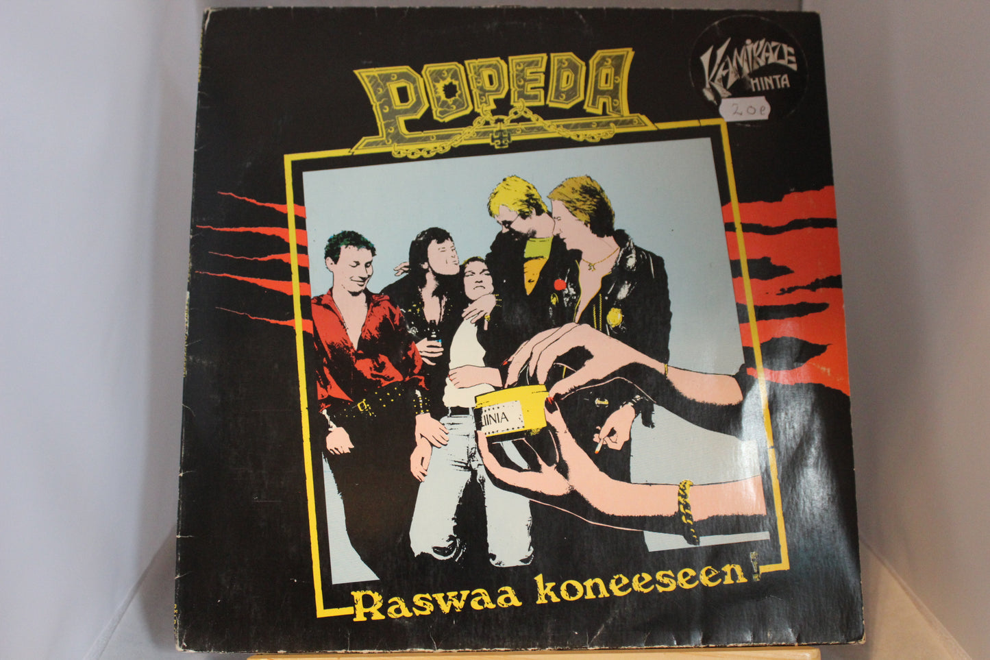 Popeda. Rasvaa koneeseen lp-levy