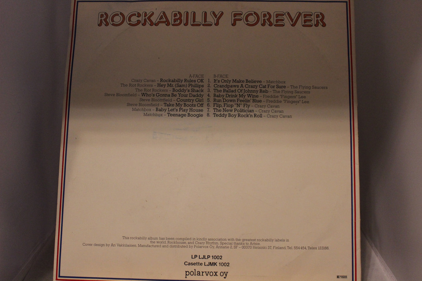 Rockabilly forever . Eri es. lp-levy