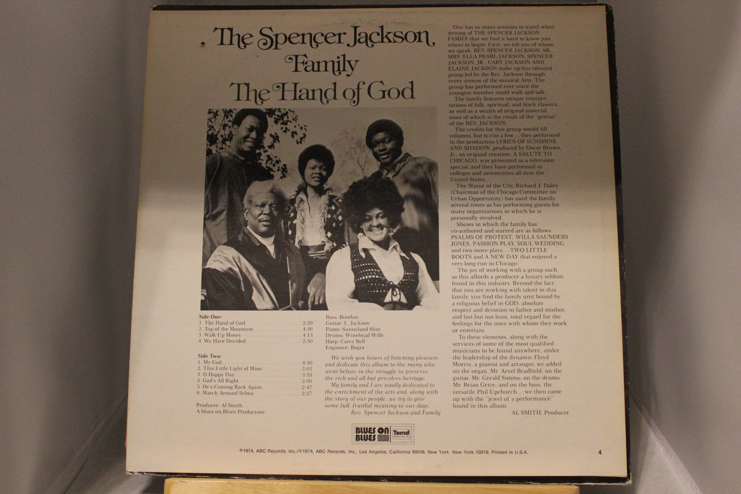 The Spencer Jackson family. The land of god lp-levy