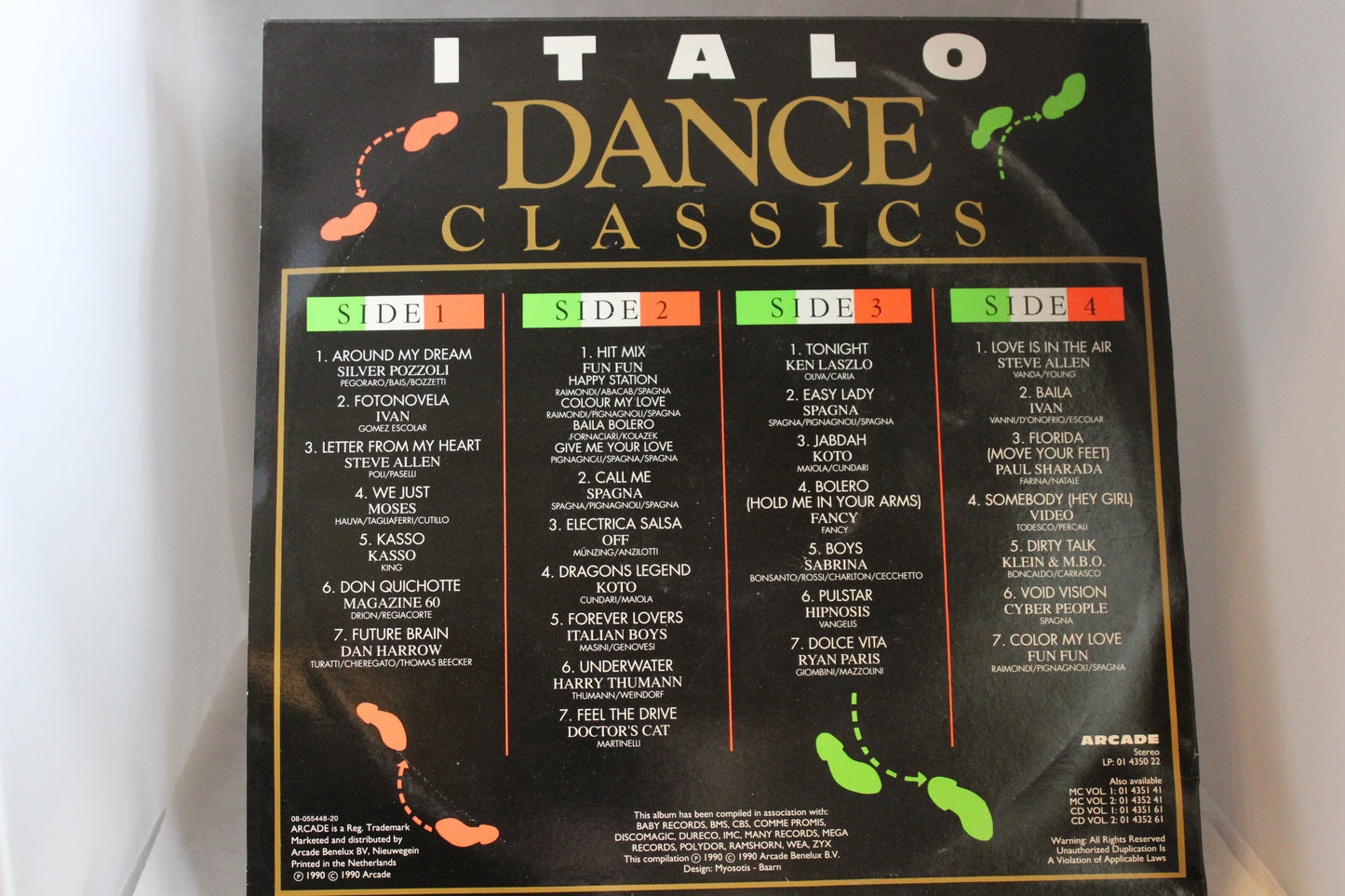 Italo dance classic tupla lp-levy
