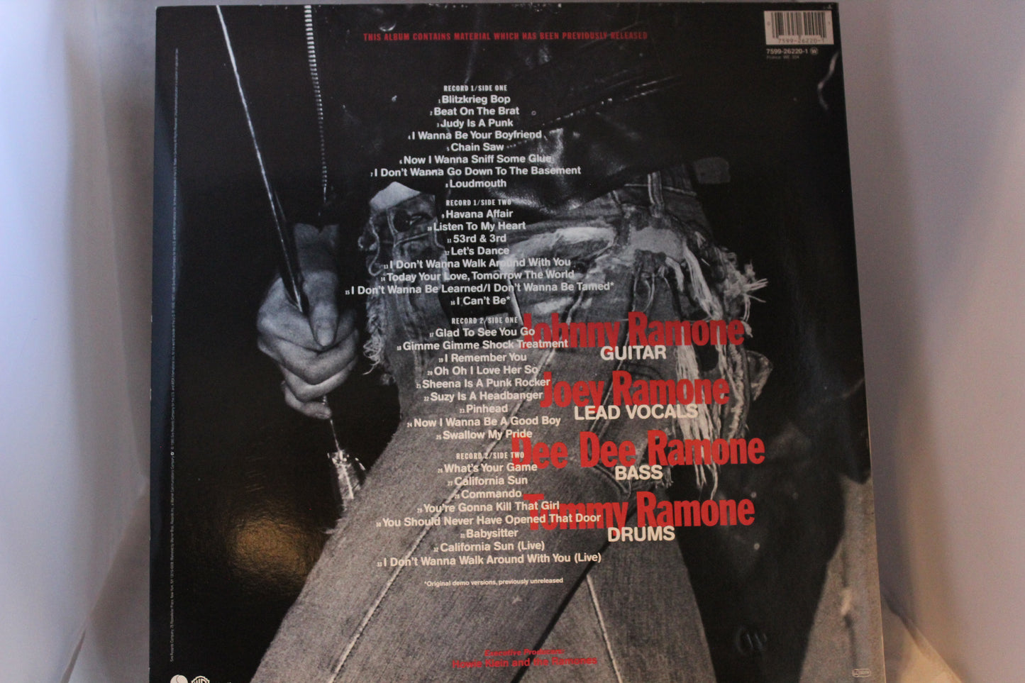 Ramones volume one lp-levy tupla