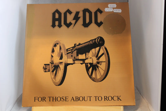 Ac-dc For those about to rock lp-levy