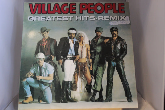 Village People Greatest hits remix lp-levy