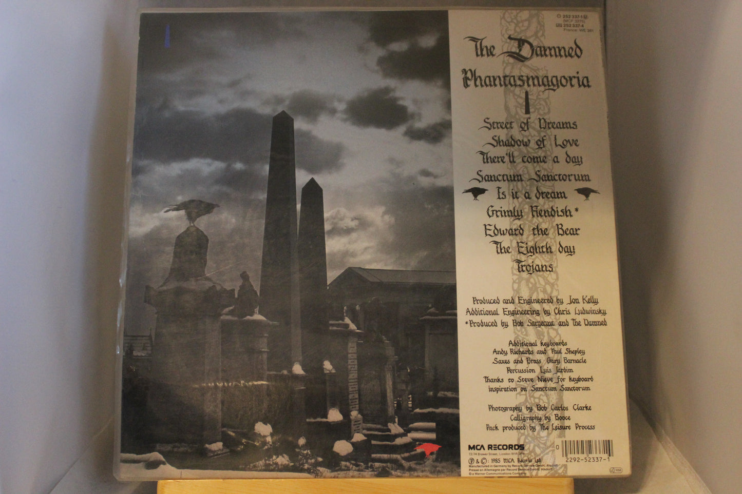 The Damned Phantasmagoria lp-levy