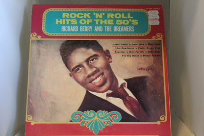 Rockn roll hits of 50s Richard Berry and Dreamers lp-levy