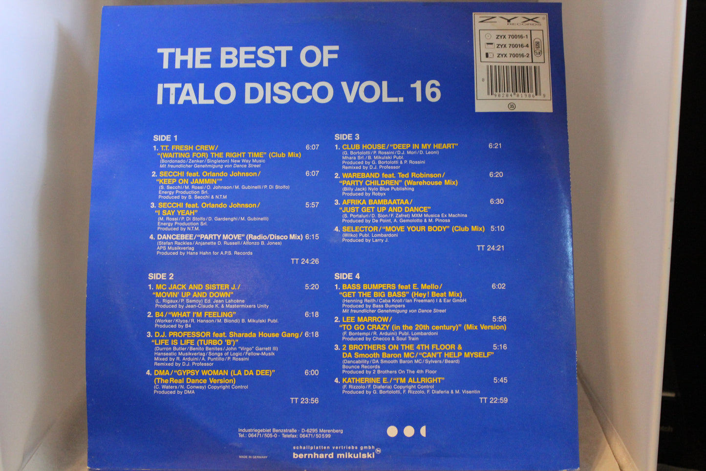 The best of Italo disco 16 Tupla lp-levy