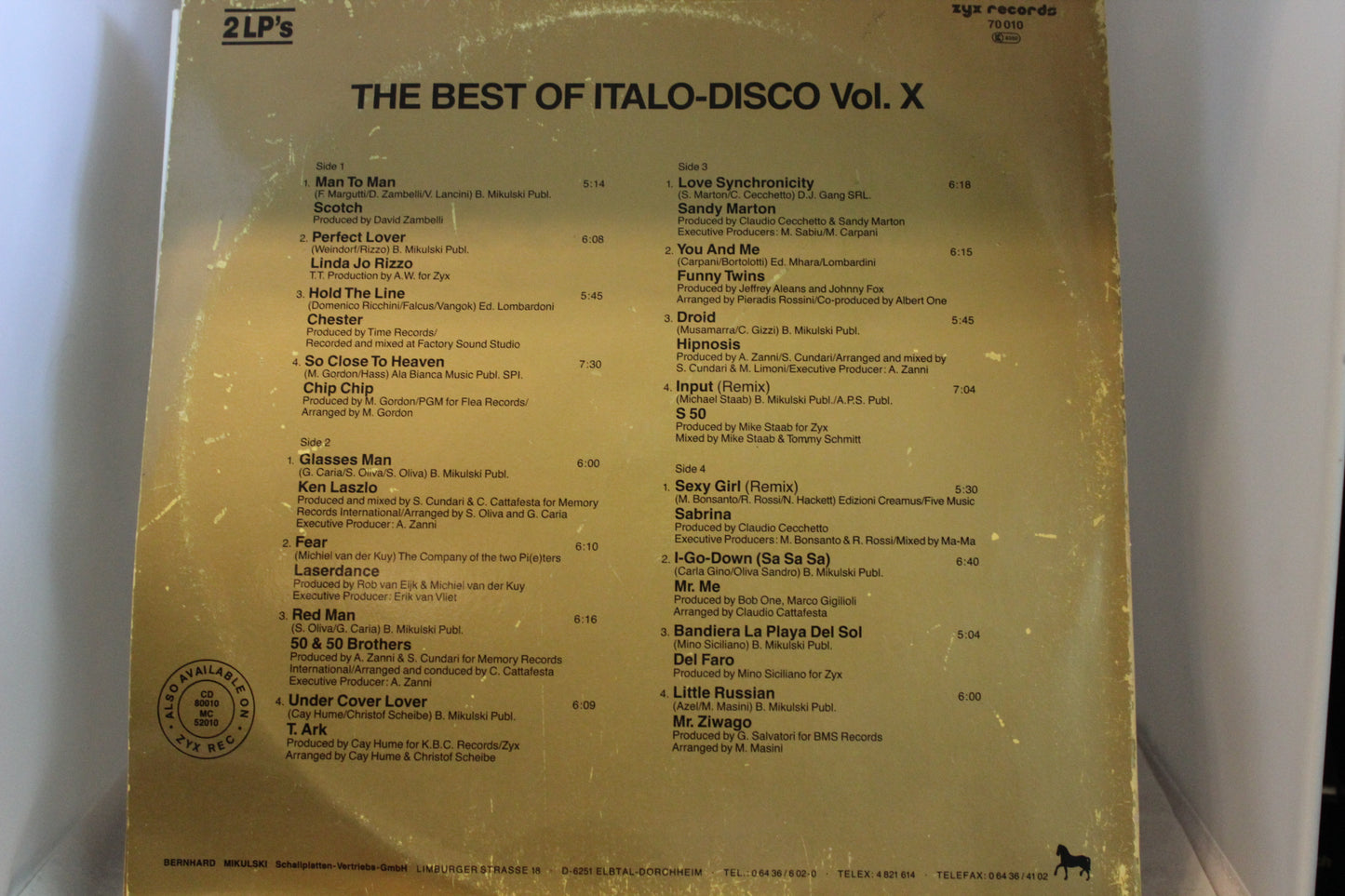 The best of Italo disco 10 Tupla lp-levy