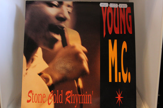 Young M C Stone gold rhymin lp-levy